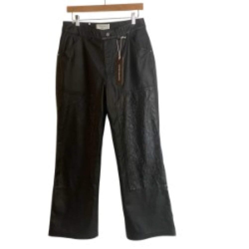 NWT Nude Project Cowboy Leather Pants Small